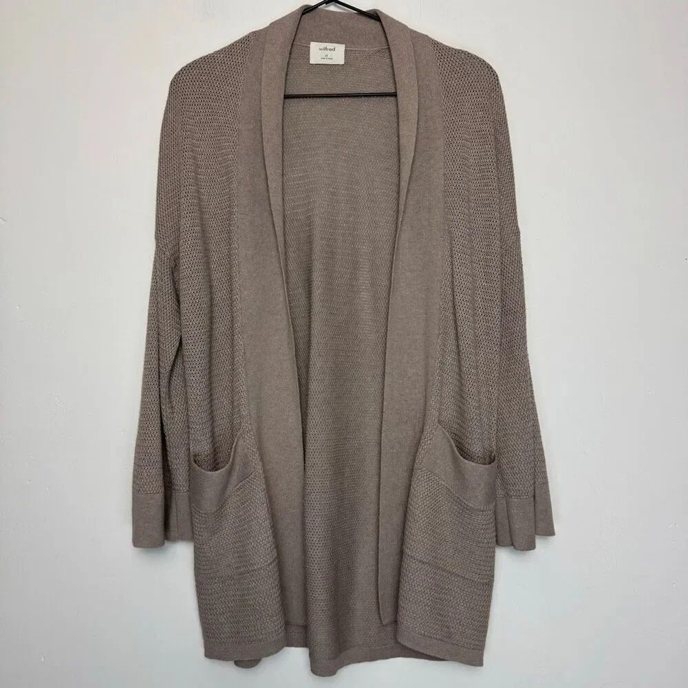 Aritzia Copernic Cotton Silk Cashmere Blend Cardigan XS - Picture 3 of 9